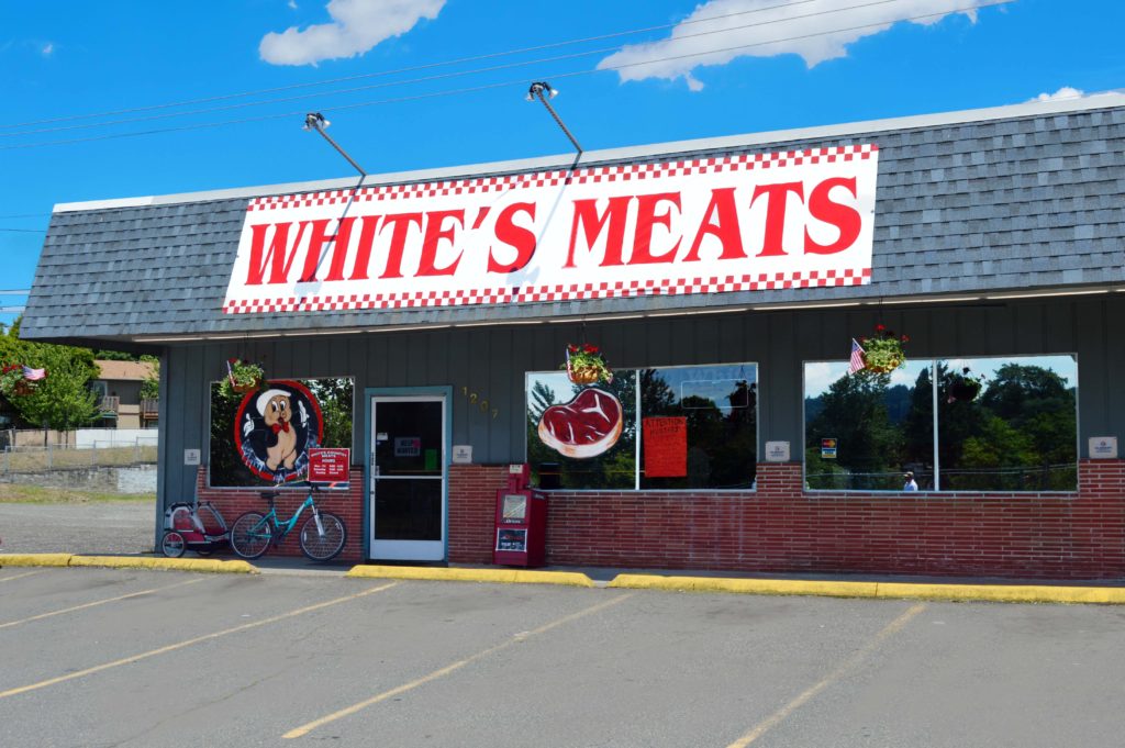White's Meats storefront