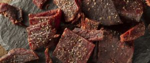 Dried Peppered Beef Jerky